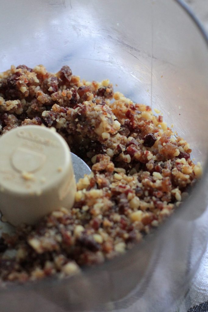 Cherry Peanut Butter Walnut Lara Bars. So delicious and easy. The kids can help you make them.