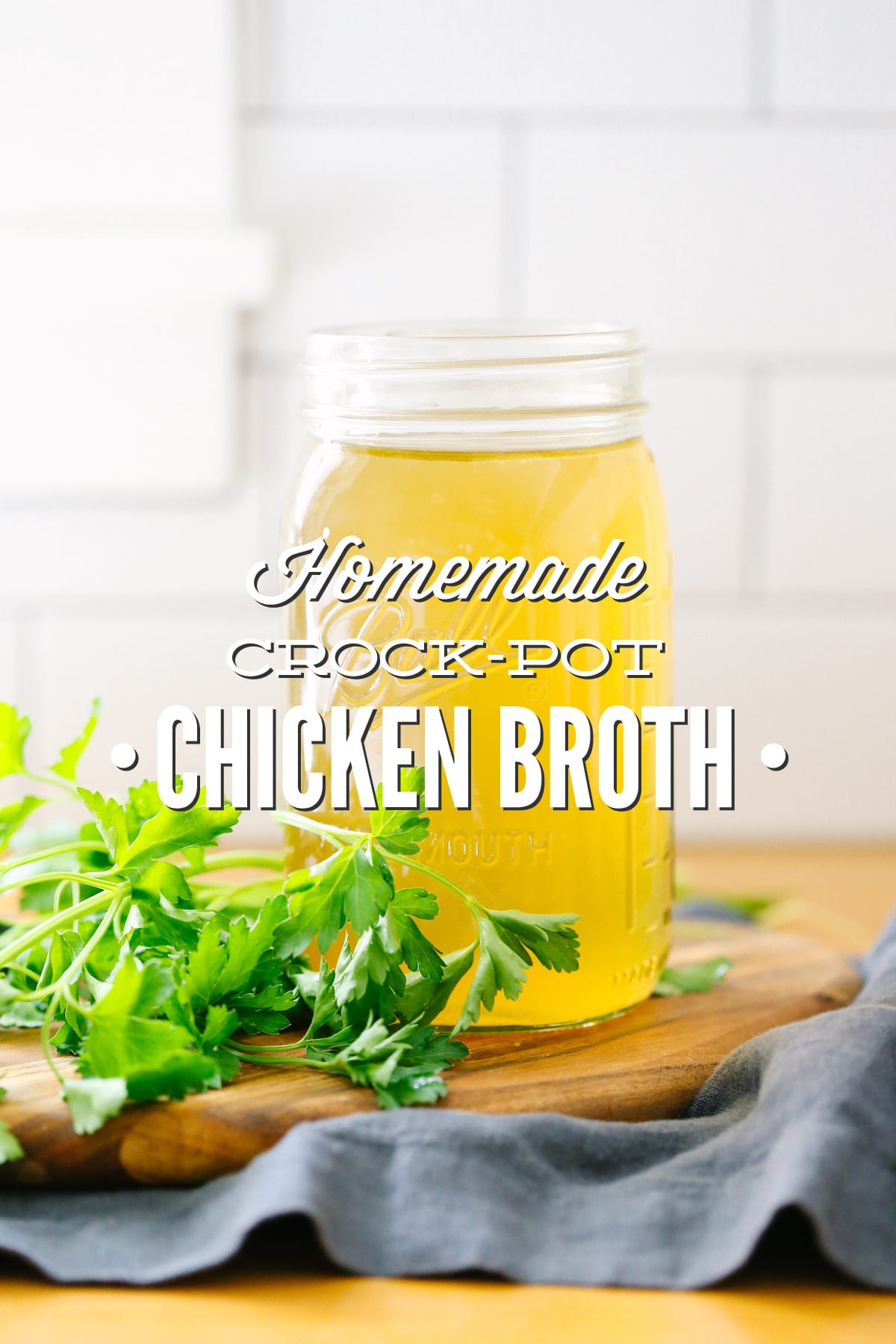 Homemade Crock-Pot Chicken Broth