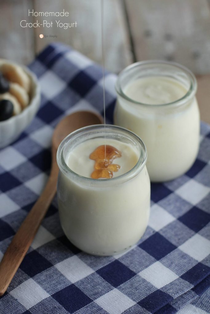 So easy. Why didn't I start making my own yogurt before? Healthy and delicious. The whole family loves this recipe.