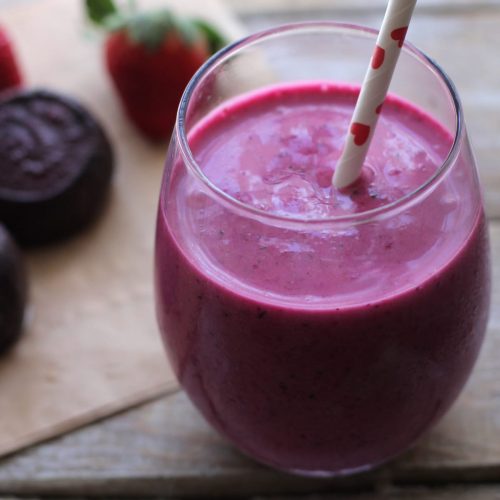 strawberry-beet-smoothie