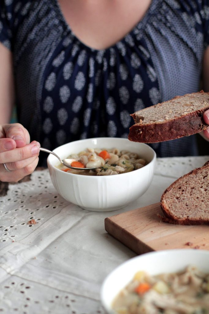 Homemade Slow Cooker Chicken Noodle Soup