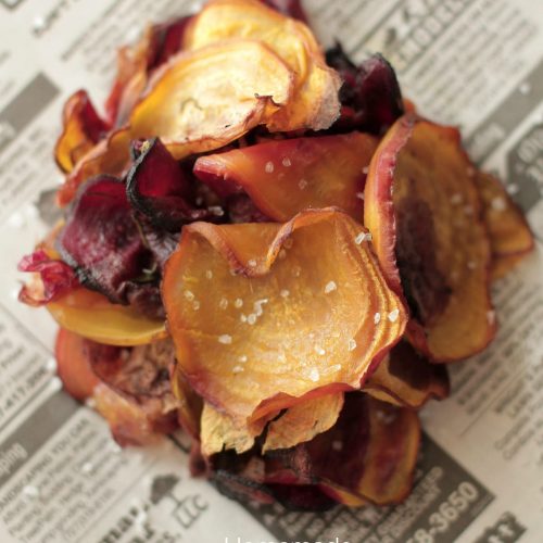 Homemade Beet Chips, Healthy Homemade Chips!