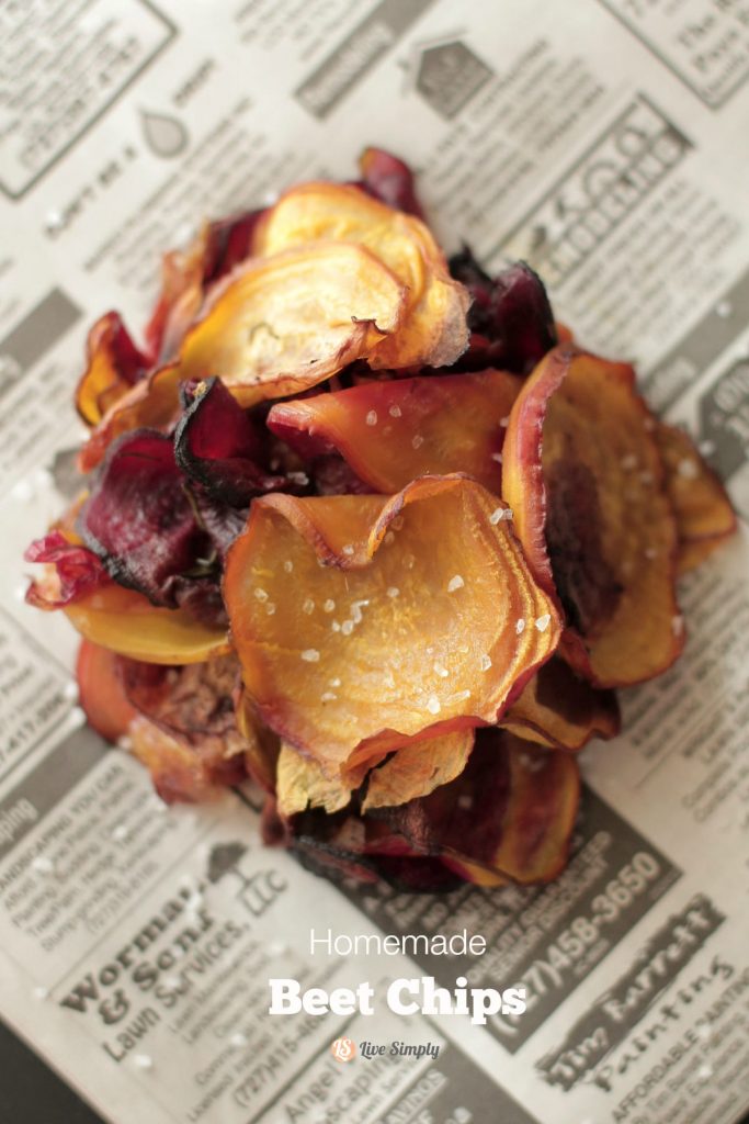 Homemade Beet Chips, Healthy Homemade Chips! 