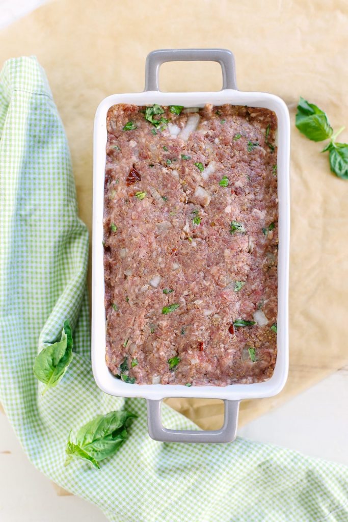 Sundried Tomato and Herb Meatloaf. If you're not a meatloaf fan, this recipe will change your mind! It's the best meatloaf I've ever made.