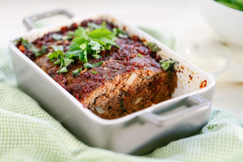 Sundried Tomato and Herb Meatloaf. If you're not a meatloaf fan, this recipe will change your mind! It's the best meatloaf I've ever made.