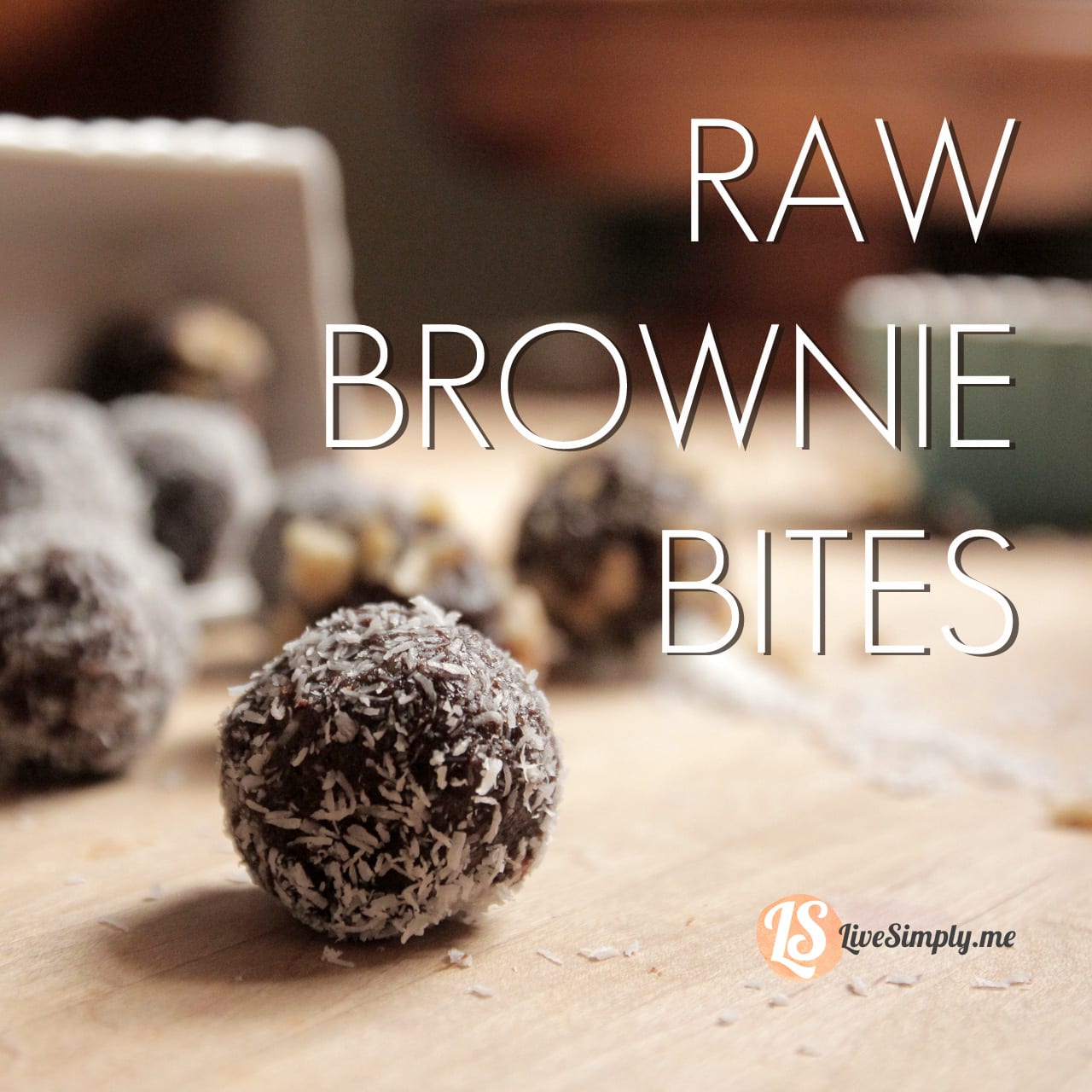 Raw Brownie Bites