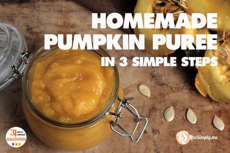 Homemade Pumpkin Puree in Three Simple Steps - Live Simply