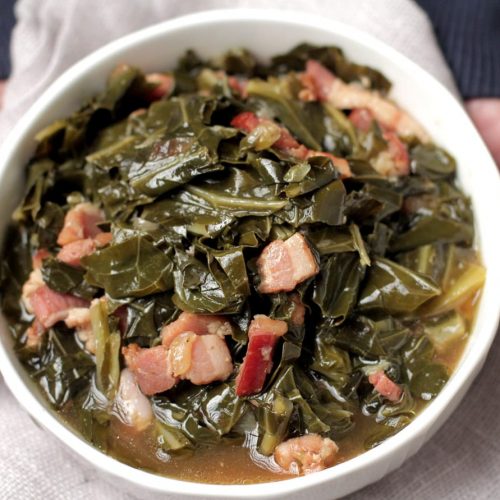 collard greens seasoned