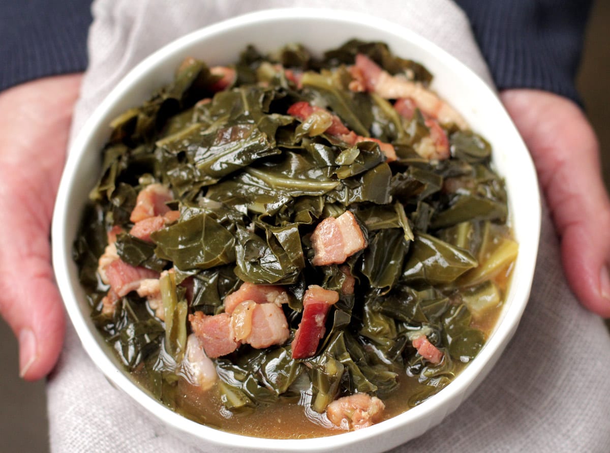 Homemade Perfectly Seasoned Collard Greens - Live Simply