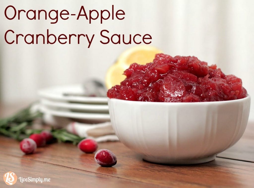acranberry orange apple sauce: Best cranberry sauce ever! 