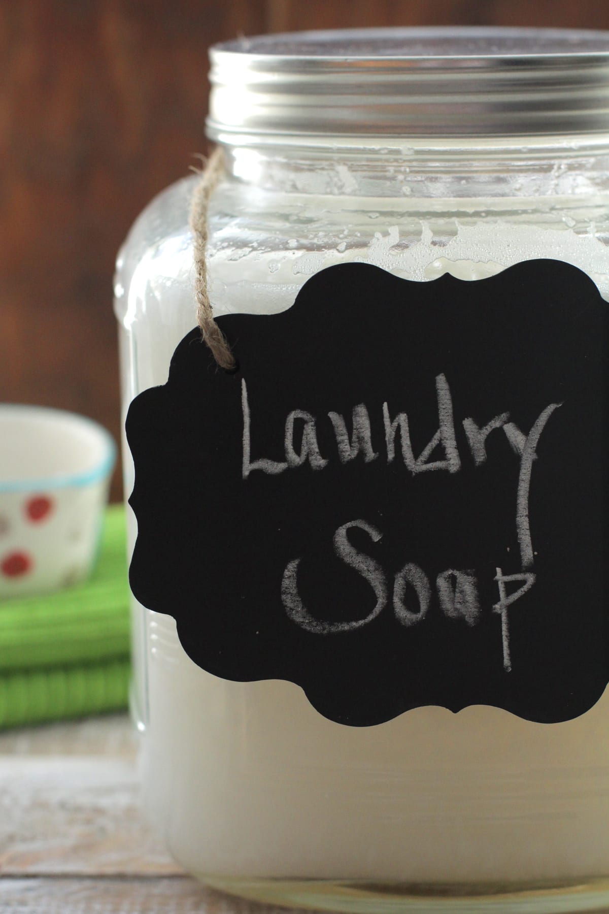 Homemade Liquid Laundry Soap