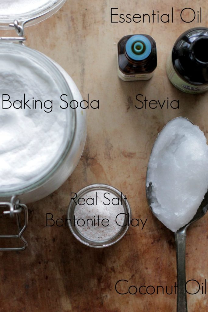 Homemade peppermint toothpaste that cleans teeth and actually tastes good!