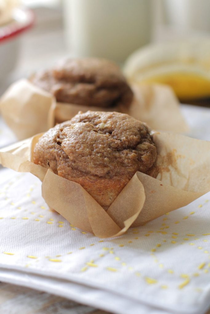 Whole Wheat Banana Nut Muffins - Live Simply