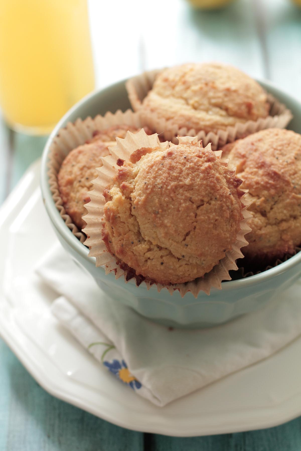 Almond Flour Lemon Poppy Seed Muffins