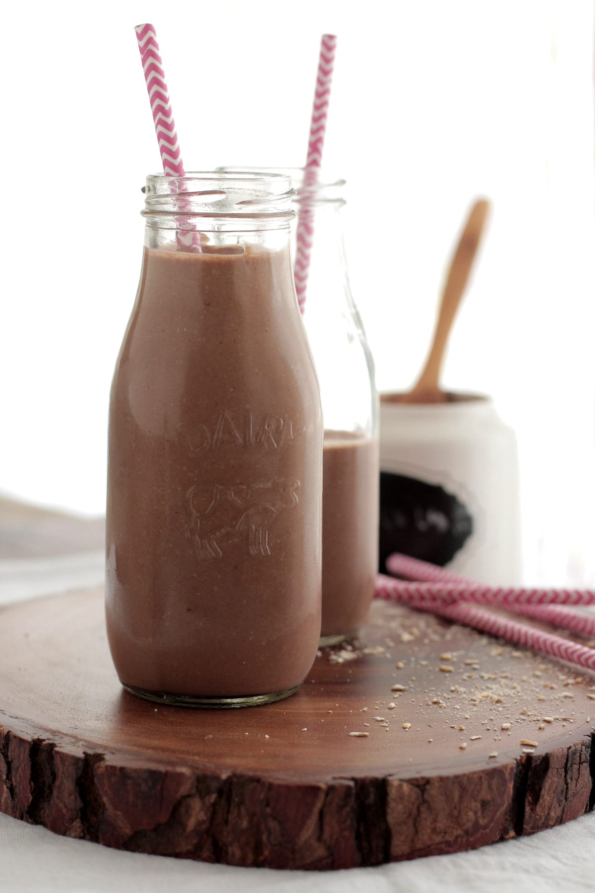 chocolate-banana oatmeal smoothie