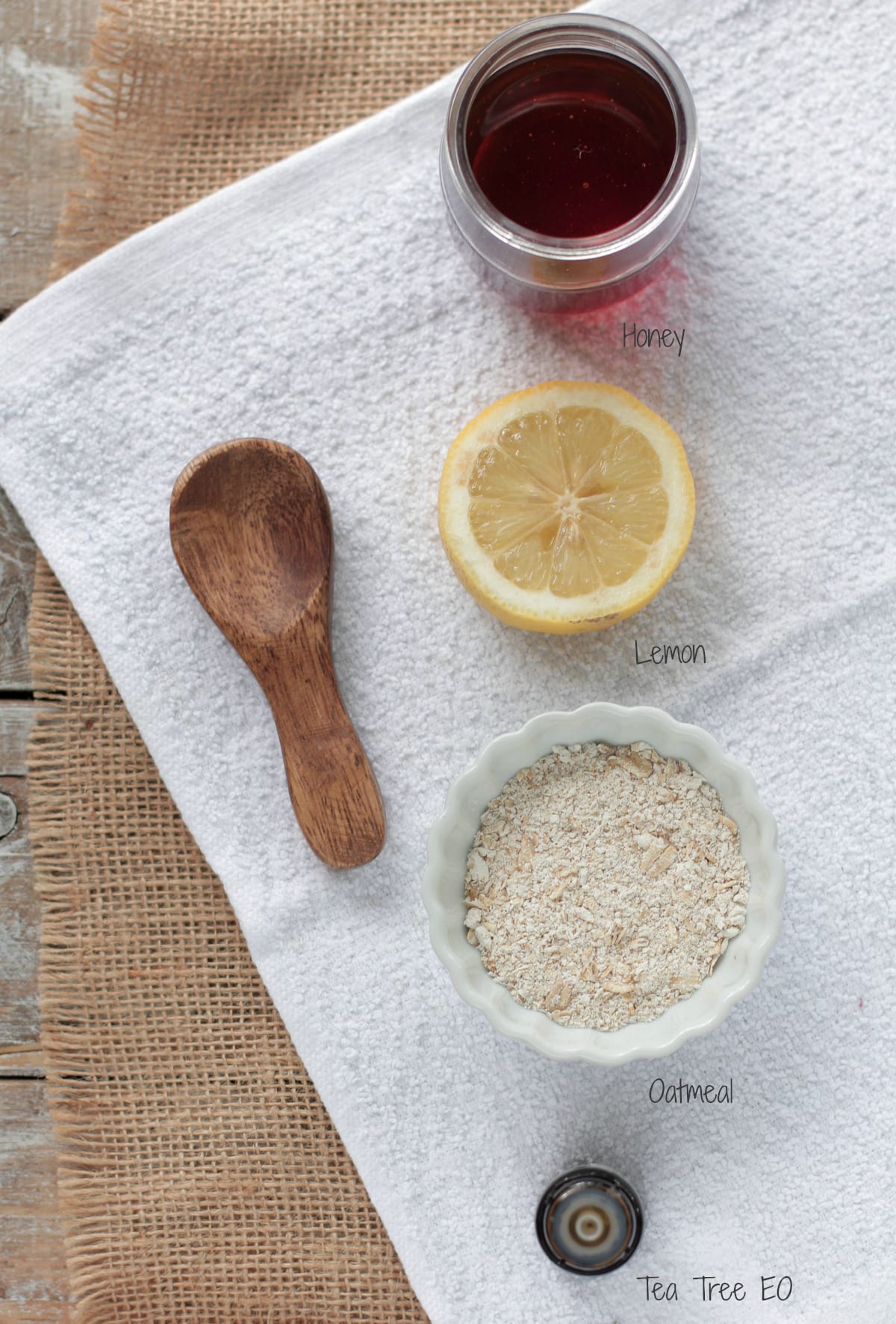 Natural Face Wash Gift Set - Acne - Cinnamon Honey Oatmeal Soap - Face