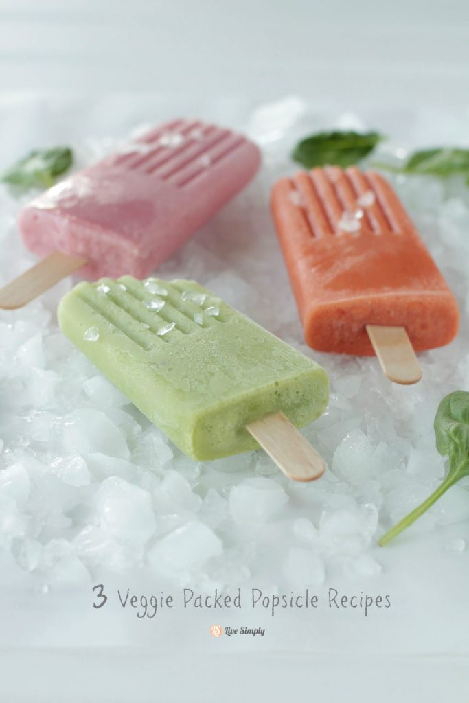 3 AMAZING Fruit and Veggie Popsicles. Kid-approved! 