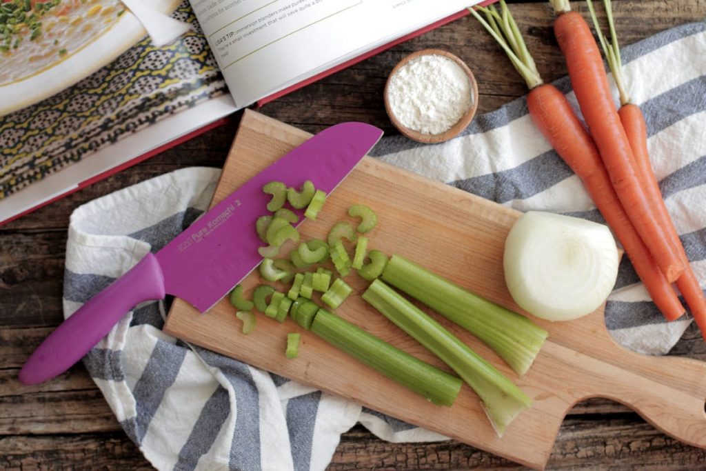 Veggie Corn Chowder 100 Days of Real Food Recipe