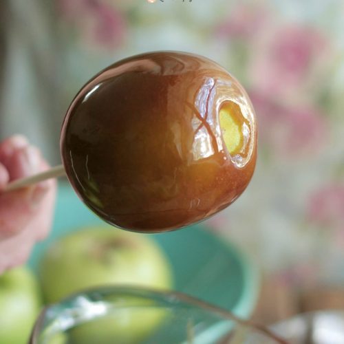 homemade real food caramel apples