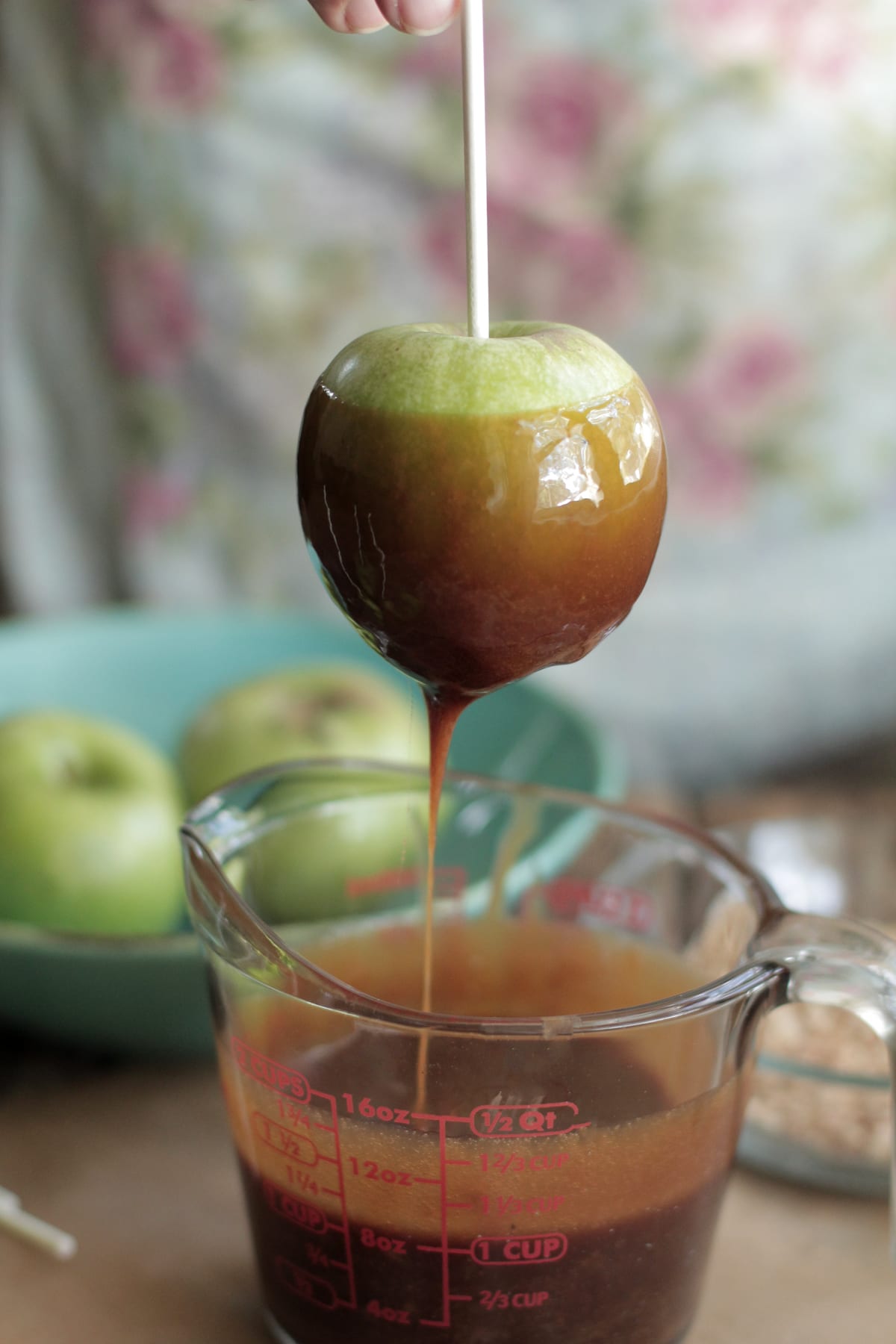 WOW!! My kids love these and they are the perfect fall gift. Homemade Caramel Apples (real food style)