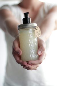 DIY homemade liquid hand soap
