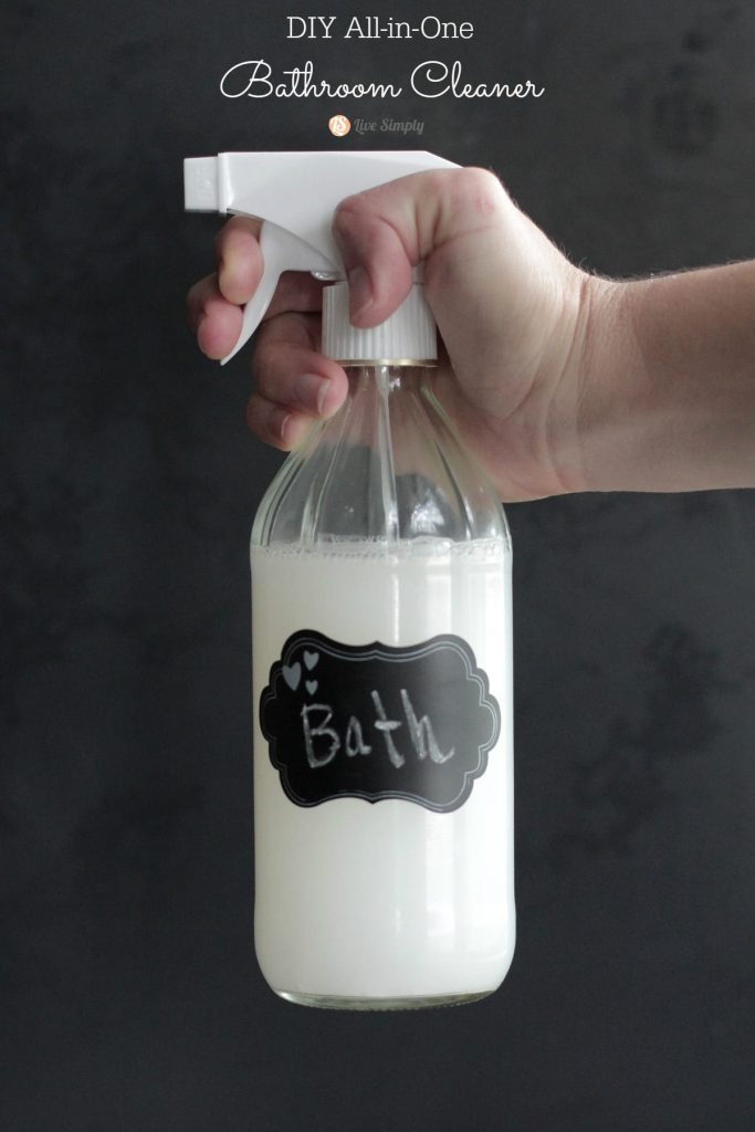 DIY All-In-One Bathroom Cleaner. This cleaner is incredible!! Takes away odors and stains!