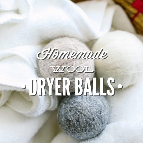 Homemade Wool Dryer Balls: The best natural dryer sheet alternative! So easy and inexpensive to make!