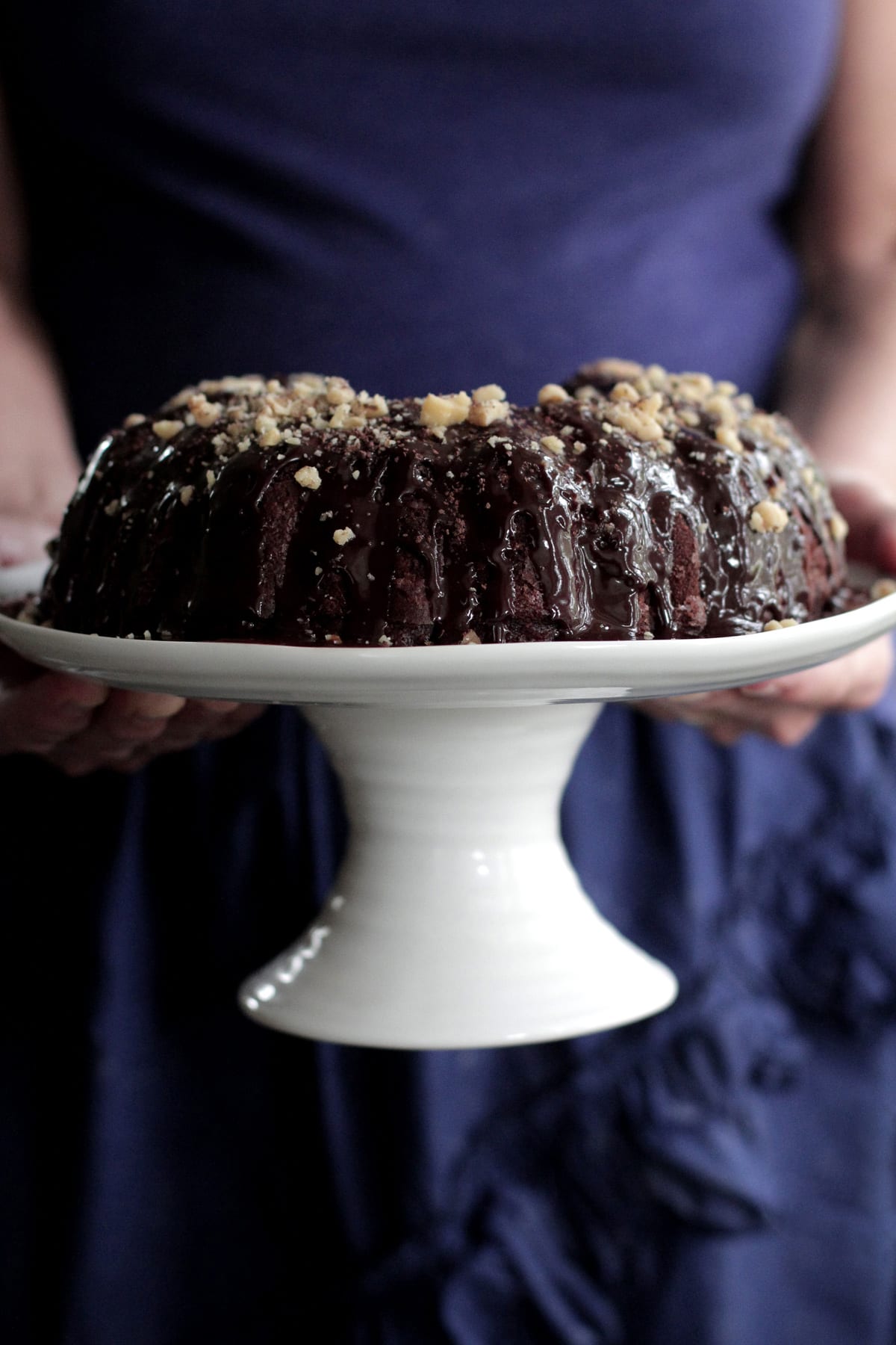 Chocolate Bundt Cake with Zucchini and Walnuts + A Baking Video