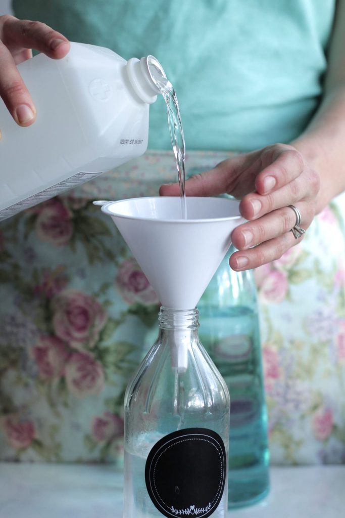 Homemade glass cleaner