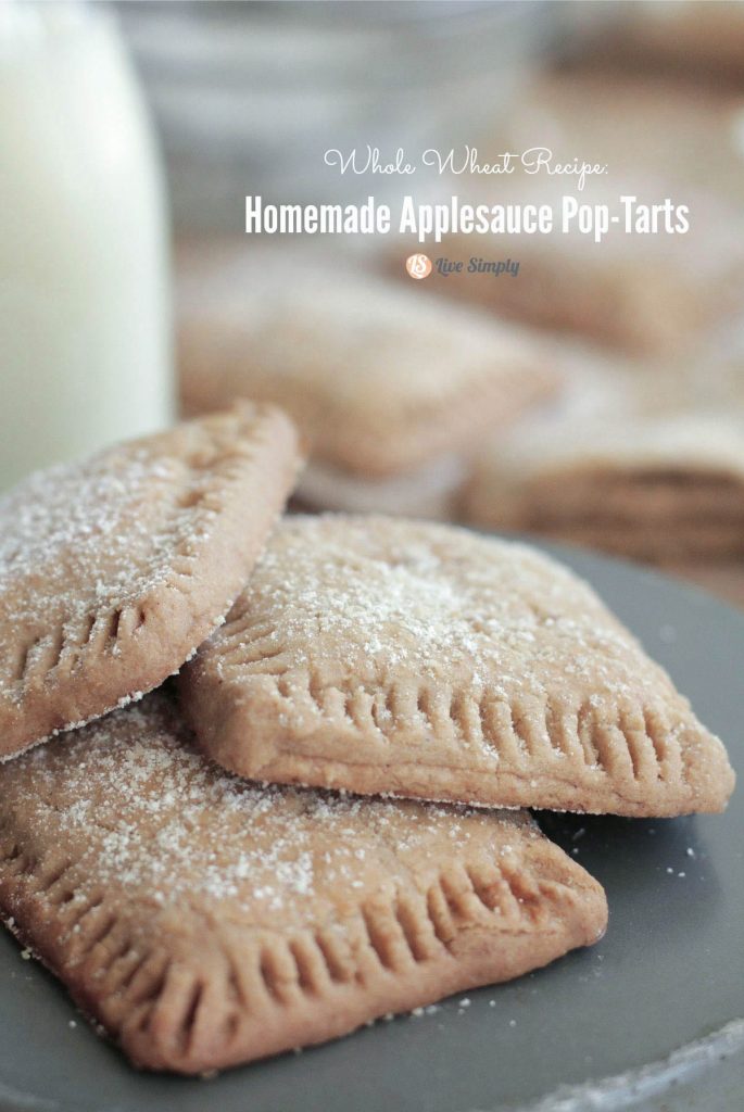 How to Use Whole Wheat Pastry Flour + Applesauce Pop Tarts!