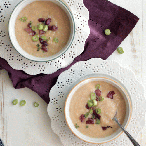 Creamy Roasted Cauliflower Soup Recipe