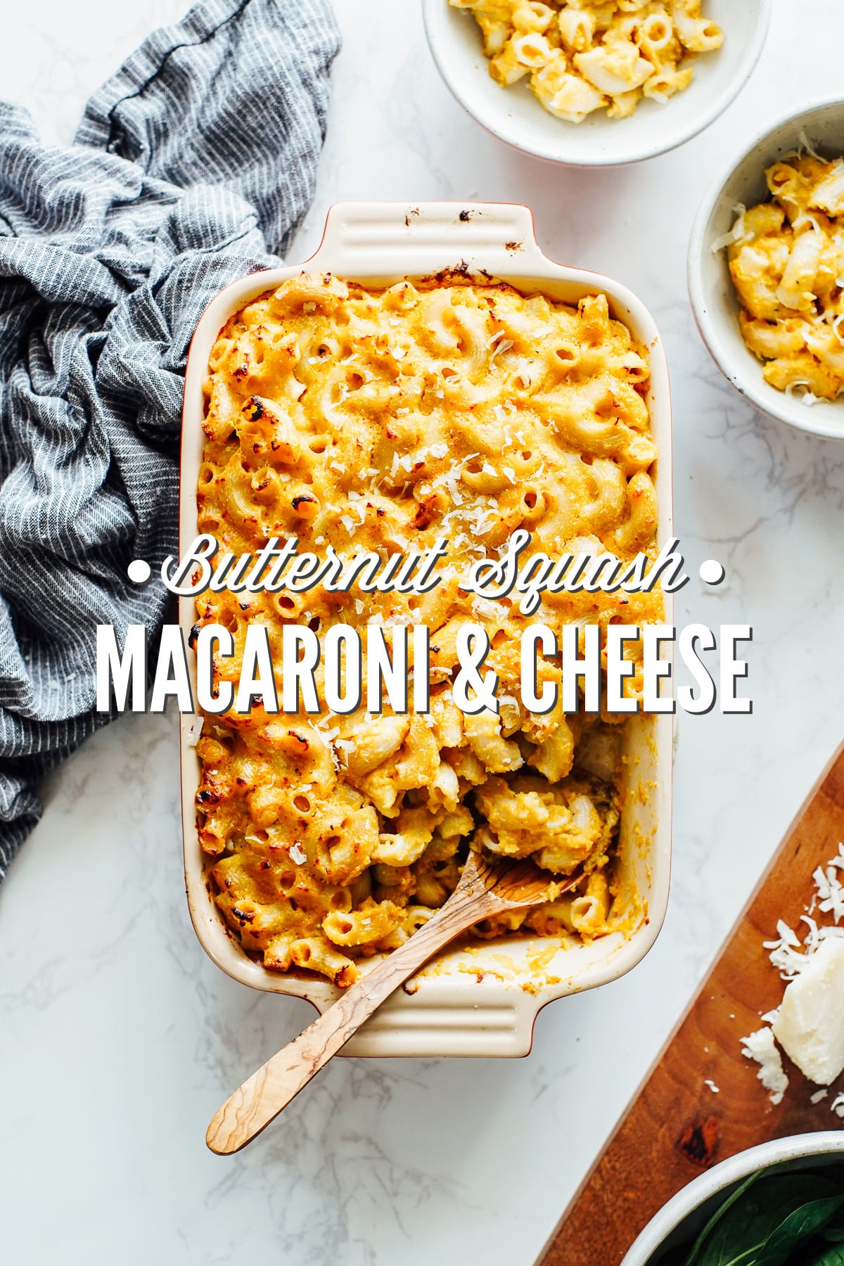 Roasted Butternut Squash Macaroni and Cheese (Gluten-Free and Freezer-Friendly)