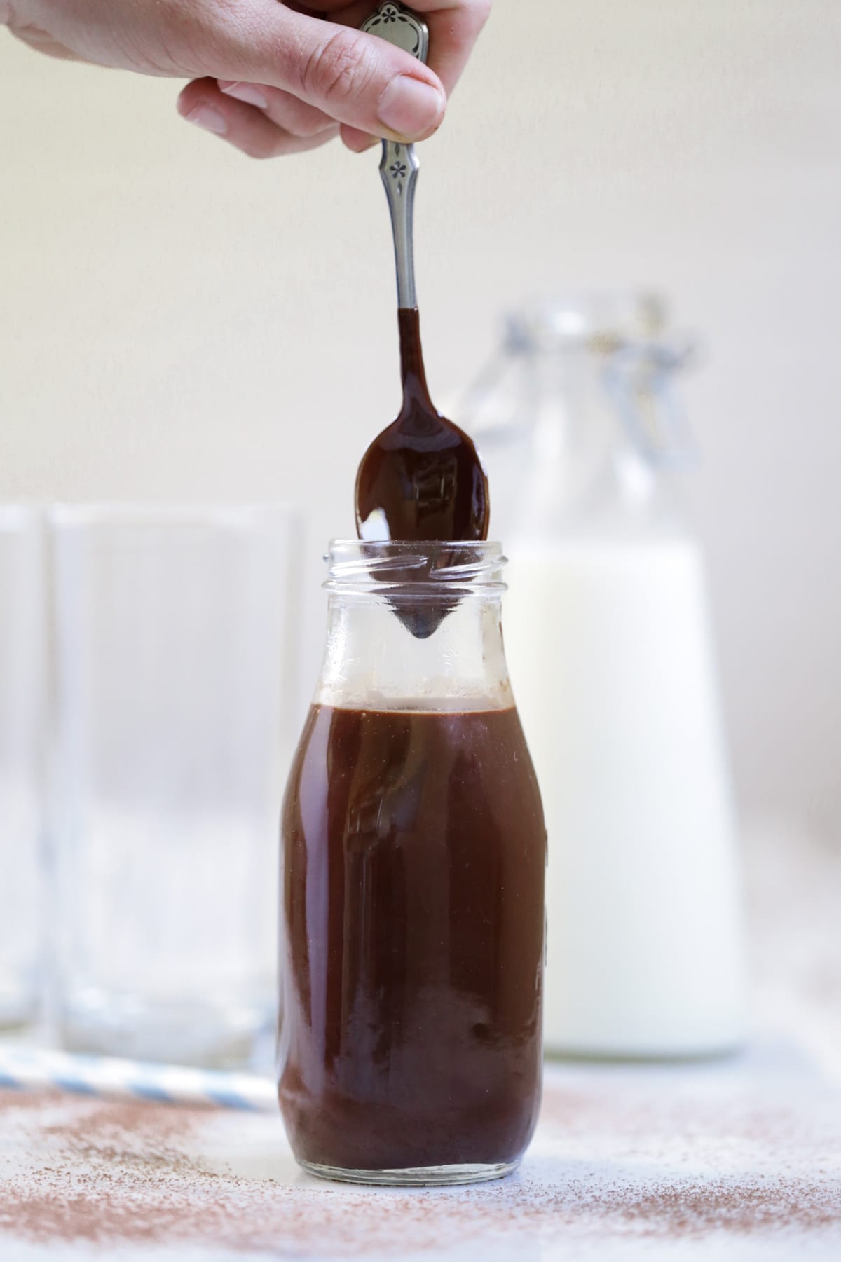 DIY Homemade Chocolate Milk Syrup (without refined sugar) Live Simply