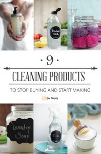 Homemade cleaners to stop buying and start making