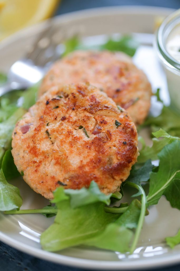 Homemade Fresh Salmon Burgers: A fast 20 minute real food meal the whole family loves!