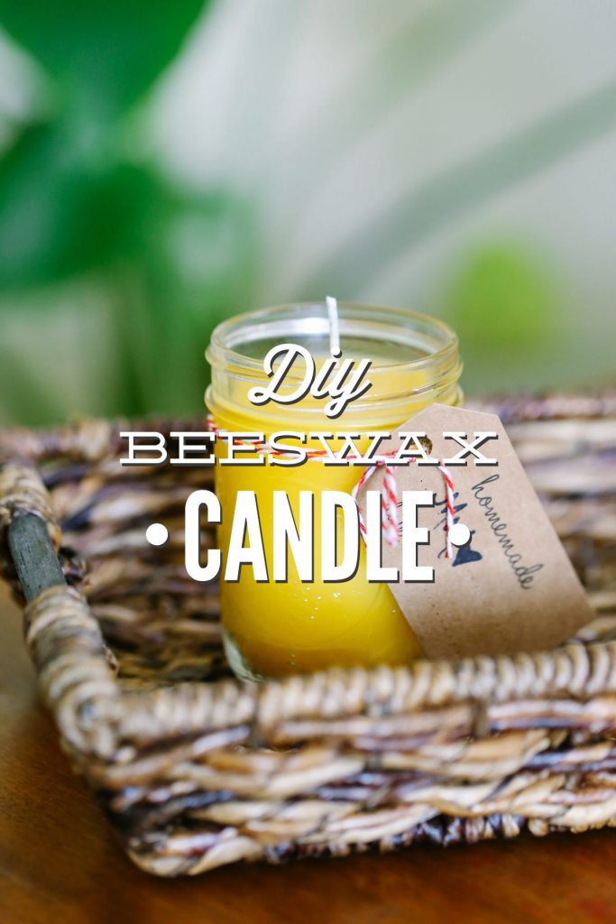 A super easy tutorial that shows you how to make your own homemade beeswax candles. They smell so good and can help clean the air in your home. Add essential oils for a beautiful custom scent.