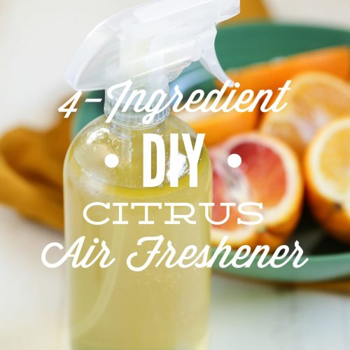 DIY Citrus Air Freshener: A simple 4-ingredient air freshener you can make at home!