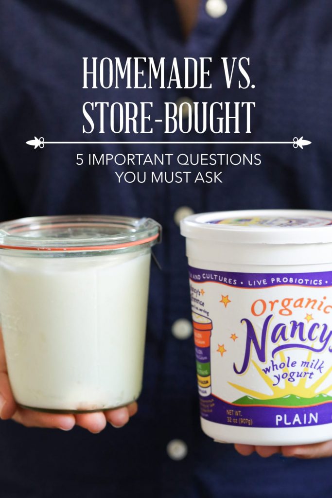 Homemade vs. store-bought? Five important you must ask before answering this question. The practical way to answer the famous question, Homemade vs. store-bought? Which one is better?