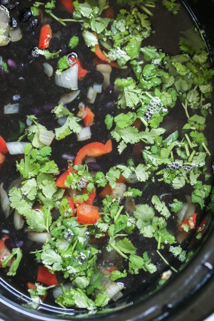 Easy Crockpot Black Bean Soup - STOCKPILING MOMS™