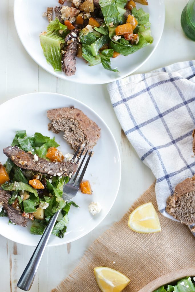 Warm Vegetable and Steak Salad: A healthy summer salad for the carnivore and salad lover