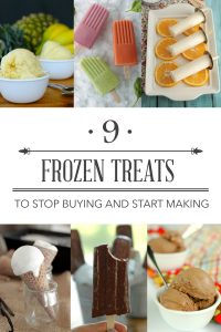 Frozen treats to stop buying and start making