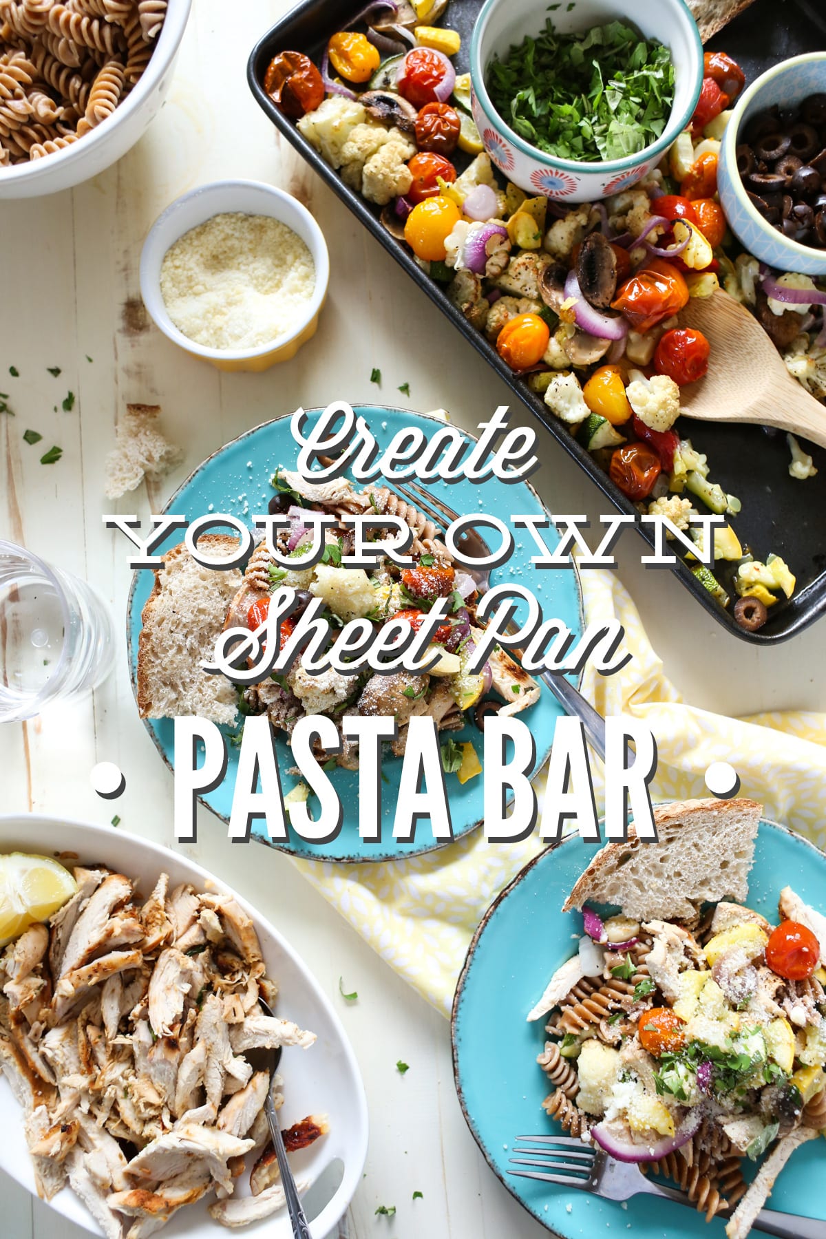 Create Your Own Sheet Pan Pasta Bar