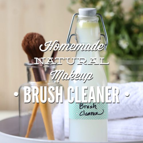 Homemade Natural Makeup Brush Cleaner