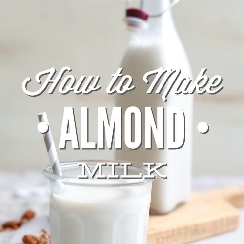 how to make almond milk