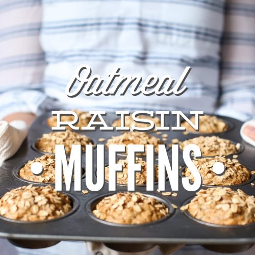 Oatmeal Raisin Muffins
