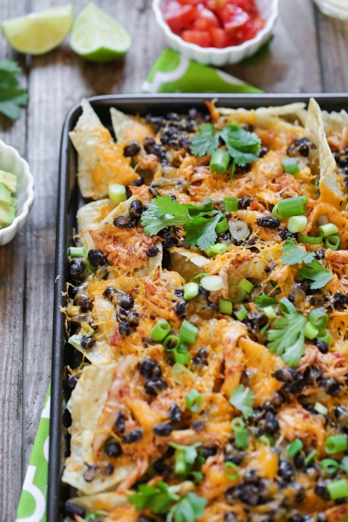 Use up your leftovers and create easy real food nachos! No processed food ingredients. Less than 30 minutes from start to finish.