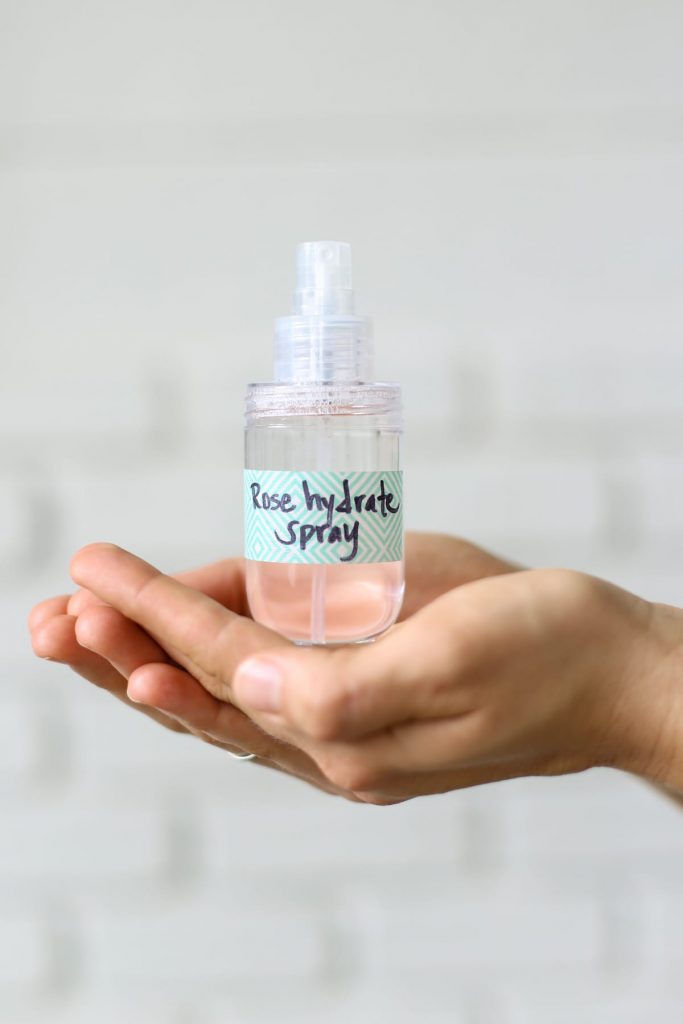 Tone, freshen, and deodorize your skin with this 3 ingredient rose moisturizing spray! Only three natural ingredients and 30 seconds. Good for all skin-types.