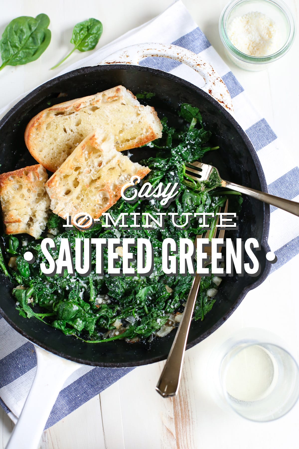 Easy 10 Minute Sautéed Greens