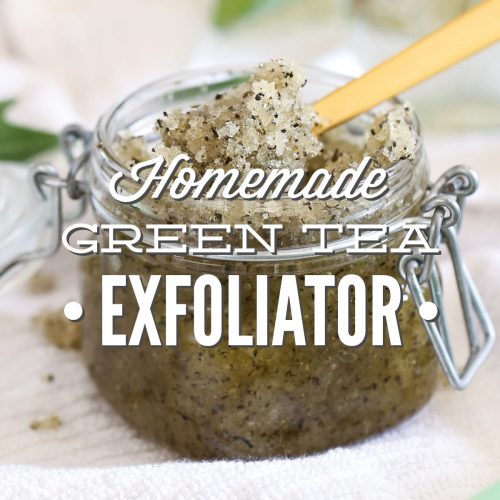 Homemade Green Tea Facial Exfoliator