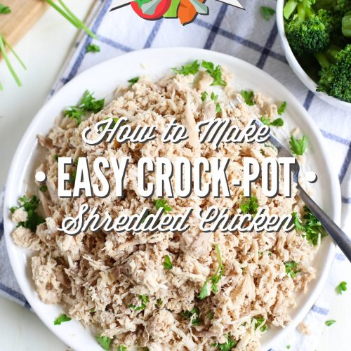 How to make shredded chicken in the crock-pot using a whole chicken